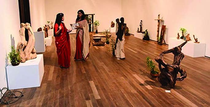 Ferdousi Priyabhashini Ferdousi Priyabhashinis solo exhibition at Bengal Gallery The New