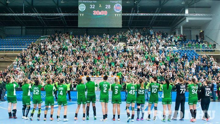 Ferencvárosi TC (women's handball) Bajnokok Ligja FTCRail Cargo Hungaria Larvik at SYMA Sport s