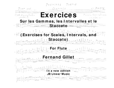 Fernand Gillet Download Fernand Gillet Exercises For Scales Intervals And