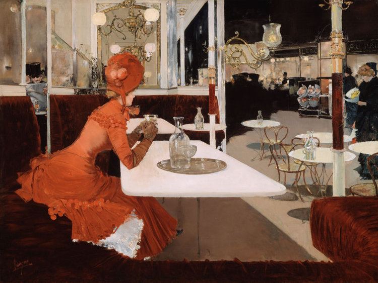 Fernand Lungren The Caf The Art Institute of Chicago