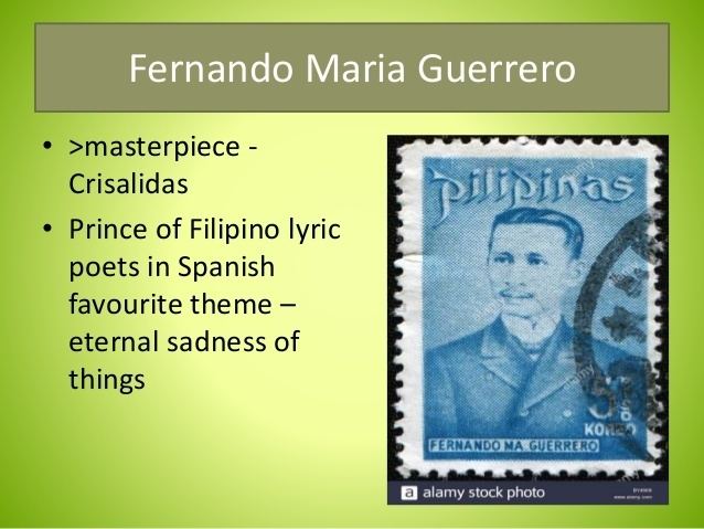 Fernando María Guerrero Philippine American Literature