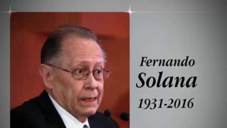 Fernando Solana Fallece el excanciller Fernando Solana Morales Pea Nieto lamenta