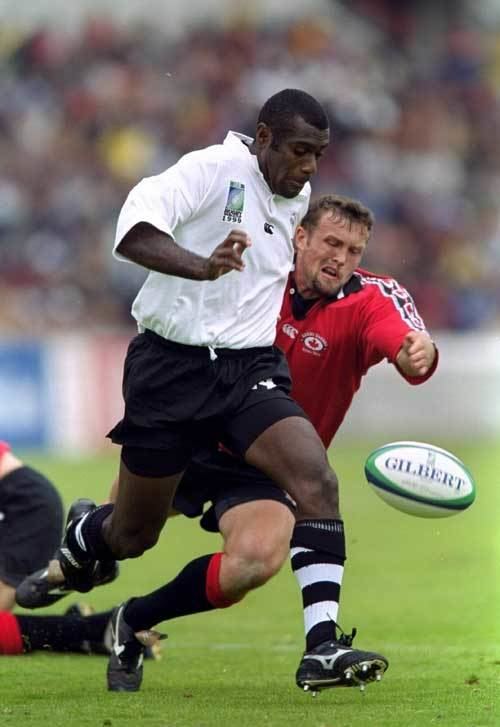 Fero Lasagavibau Fero Lasagavibau of Fiji kicks ahead Rugby Union Photo ESPN Scrum