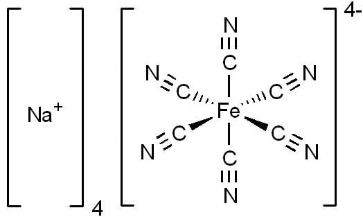 Ferrocyanide Sodium ferrocyanide Wikipedia