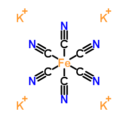 Ferrocyanide potassium ferrocyanide C6FeK4N6 ChemSpider