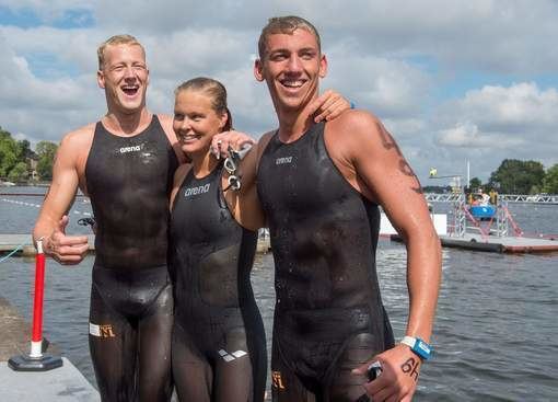 Ferry Weertman Oranjetrio zwemt ook op 39team event39 ADnl