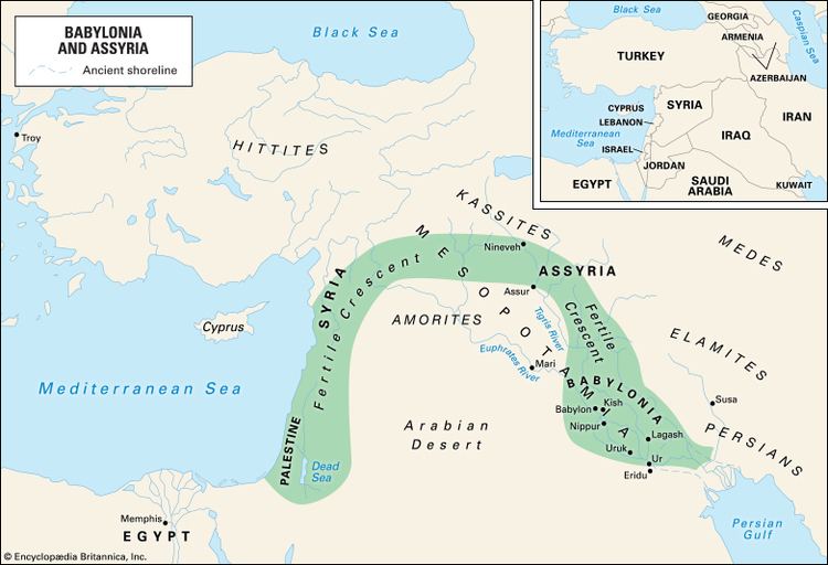 Ancient Fertile Crescent Map
