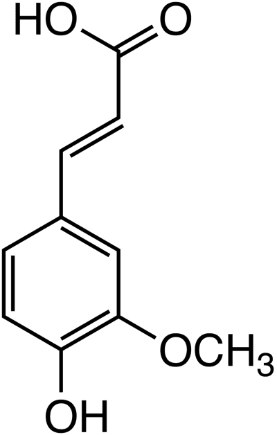 Ferulic acid bmse010211 Ferulic acid at BMRB
