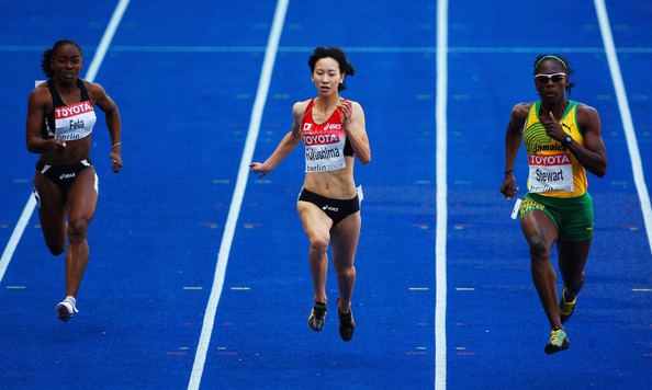 Feta Ahamada Chisato Fukushima and Ahamada Feta Photos 12th IAAF