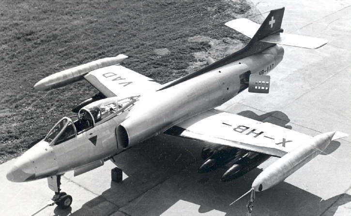FFA P-16 Flug und Fahrzeugwerke FFA P16 Swiss Prototype Fighter 1955