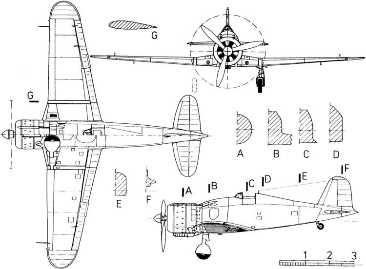 Fiat G.50 TheBlueprintscom Blueprints gt WW2 Airplanes gt WW2 Italy gt Fiat G