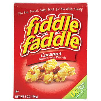 Fiddle Faddle Bulk Fiddle Faddle Caramel Popcorn with Peanuts 6oz Boxes at