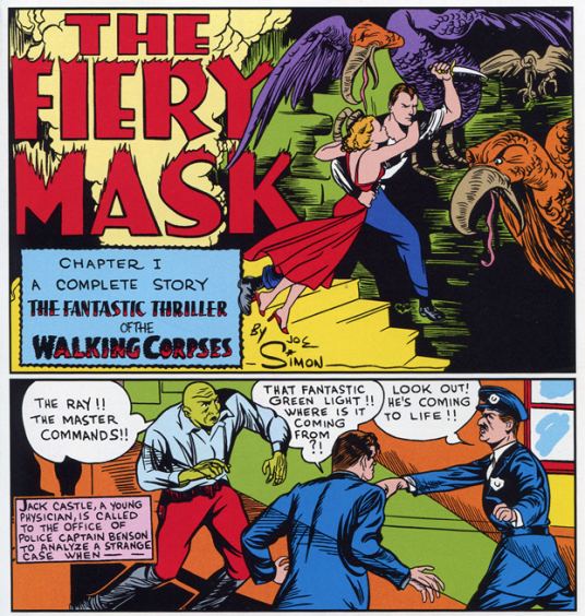 Fiery Mask Golden Age Showcase The Fiery Mask Cambrian Comics