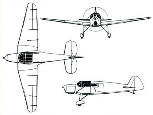 Fieseler Fi 97 Aircraft template