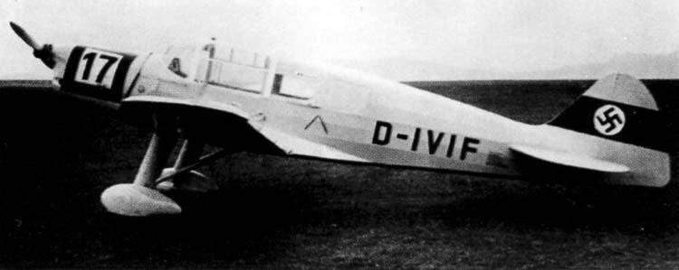 Fieseler Fi 97 Aircraft template