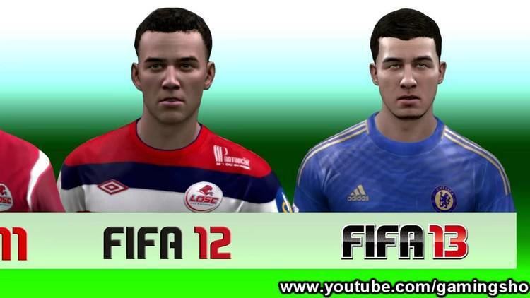 FIFA 09 Eden Hazard From FIFA 09 to 13 YouTube