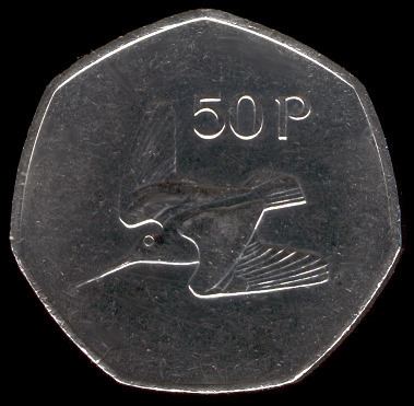 Fifty pence (Irish coin)
