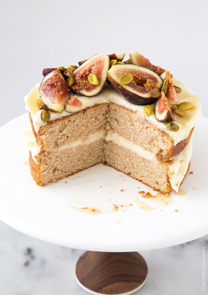 Fig cake Honey Earl Grey Fig Cake The Little Epicurean