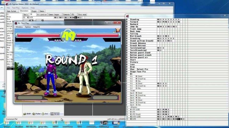 Fighter Maker 2D Fighter Maker FM2nd Character Creation Test Yunega YouTube