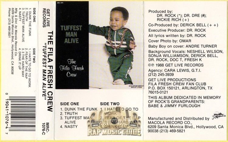 Fila Fresh Crew The Fila Fresh Crew Tuffest Man Alive Cassette Tape Rap Music Guide