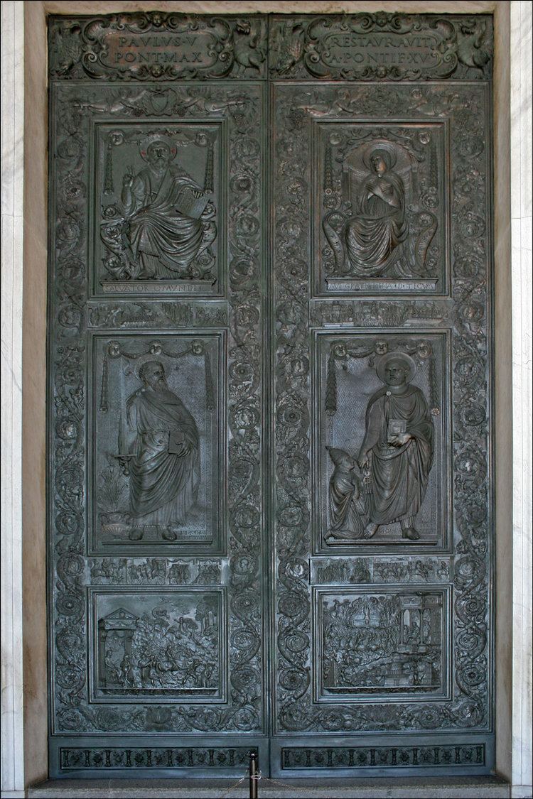Filarete The Filarete Door of the Papal Basilica of Saint Peter Steve39s