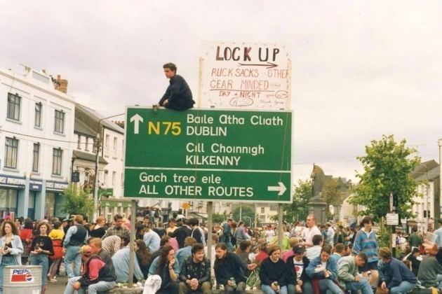 Féile Festival These early nineties Irish music festival photos are pure gold