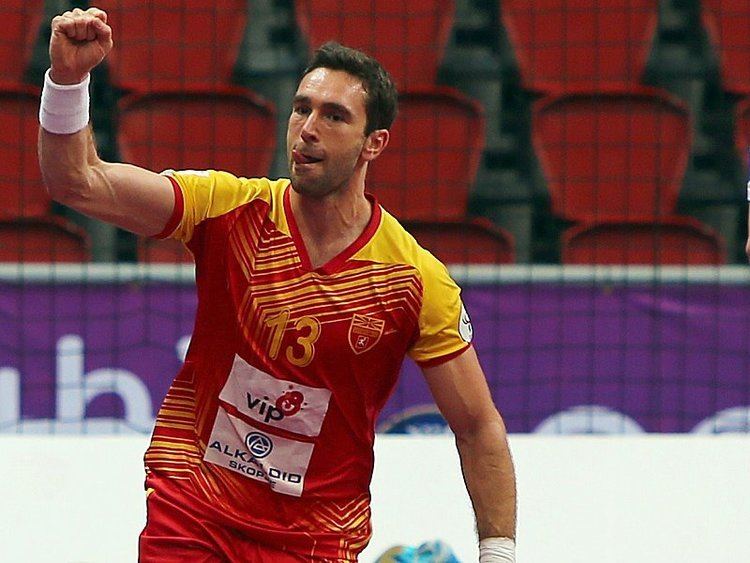 Filip Mirkulovski Mirkulovski landet in Hannover Handball