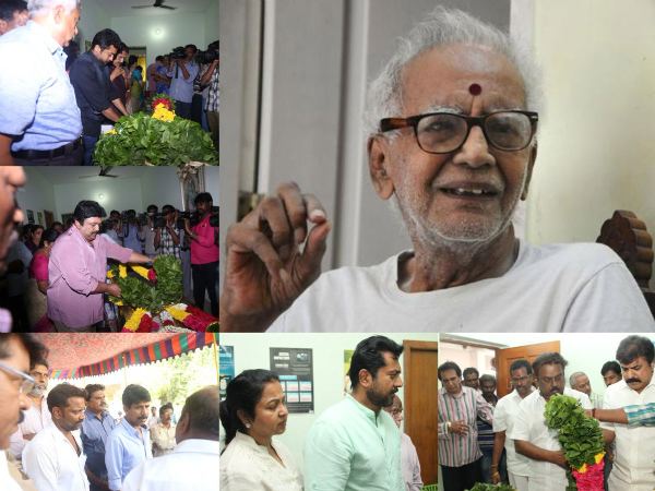 Film News Anandan PHOTOS Kollywood Mourns Film News Anandans Death Famous Celebs