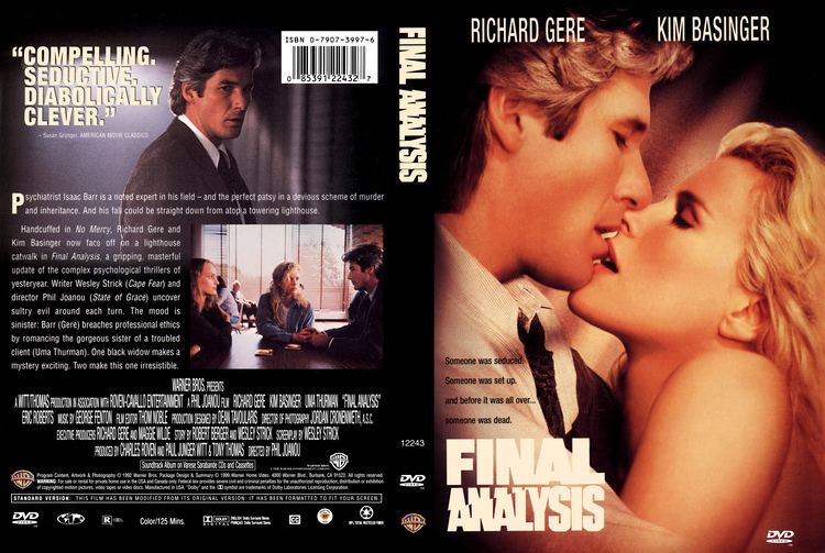 Final Analysis Final Analysis 1992 DVD Like NEW Richard GereKim Bassinger