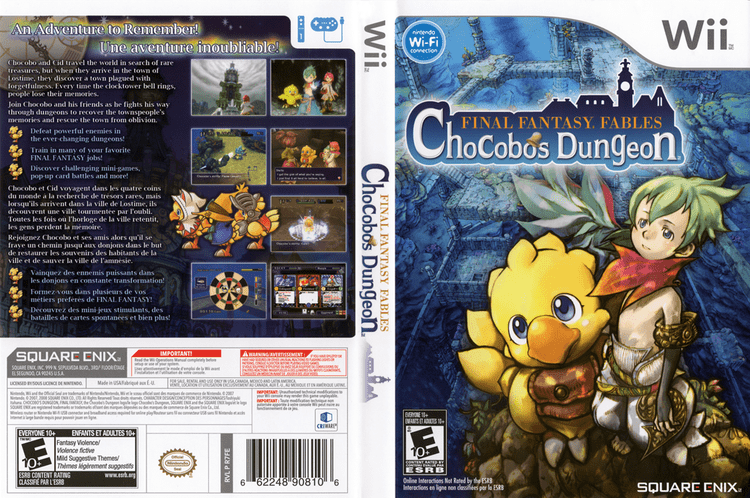 Final Fantasy Fables: Chocobo's Dungeon artgametdbcomwiicoverfullHQUSR7FEGDpng