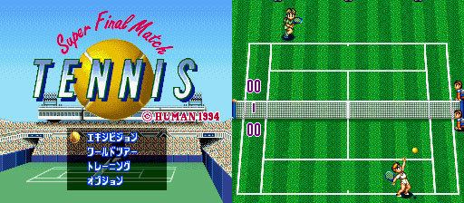 Final Match Tennis Super Final Match Tennis from Human Super Famicom