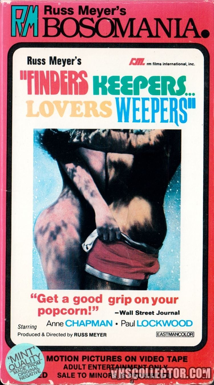 Finders Keepers, Lovers Weepers! Finders Keepers Lovers Weepers VHSCollectorcom Your Analog