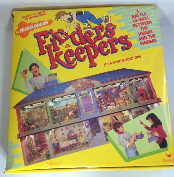 Finders Keepers (U.S. game show) Vintage Nickelodeon Finders Keepers Board Game Finders keepers