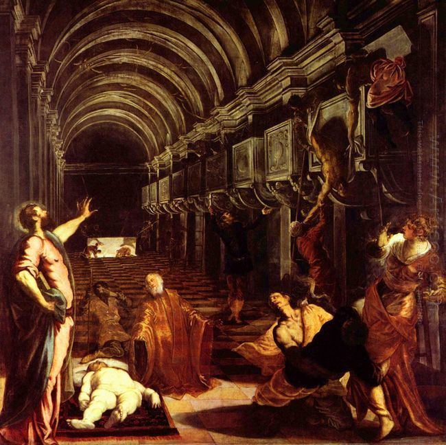 Finding of the body of St Mark wwwartisoocomimagesoilpainting499ARTS499921jpg