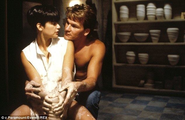 Fine Things (film) movie scenes Famous scene Demi Moore and Patrick Swayze as Molly and Sam Wheat in 1990 film