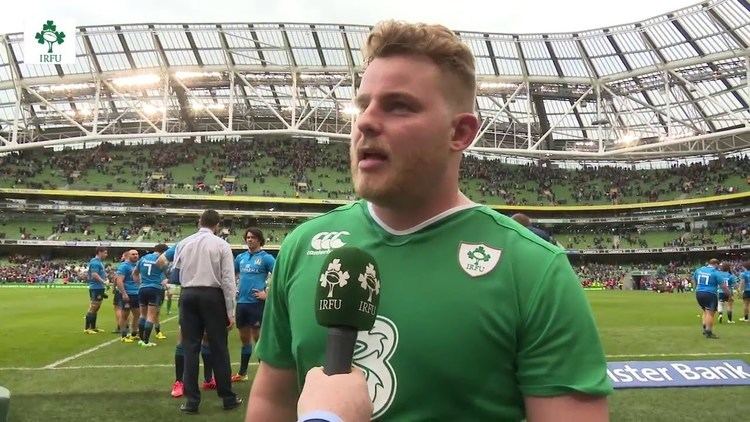 Finlay Bealham Irish Rugby TV Finlay Bealham Reacts To His First Ireland Cap YouTube