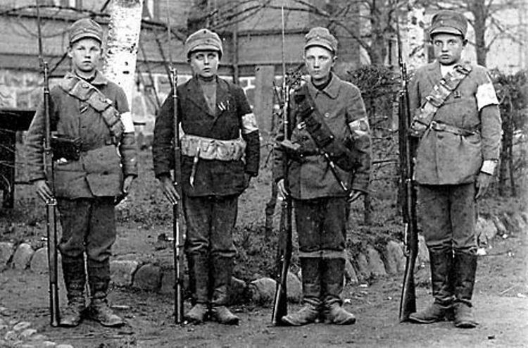 Finnish Civil War Child Soldiers During the Finnish Civil War both armies used
