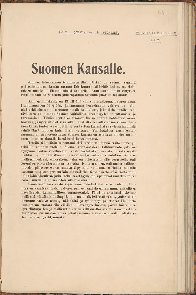 Finnish Declaration of Independence