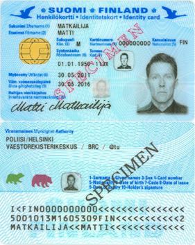 Finnish identity card