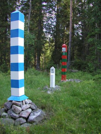 Finnish–Russian border A border that once divided now unites thisisFINLAND