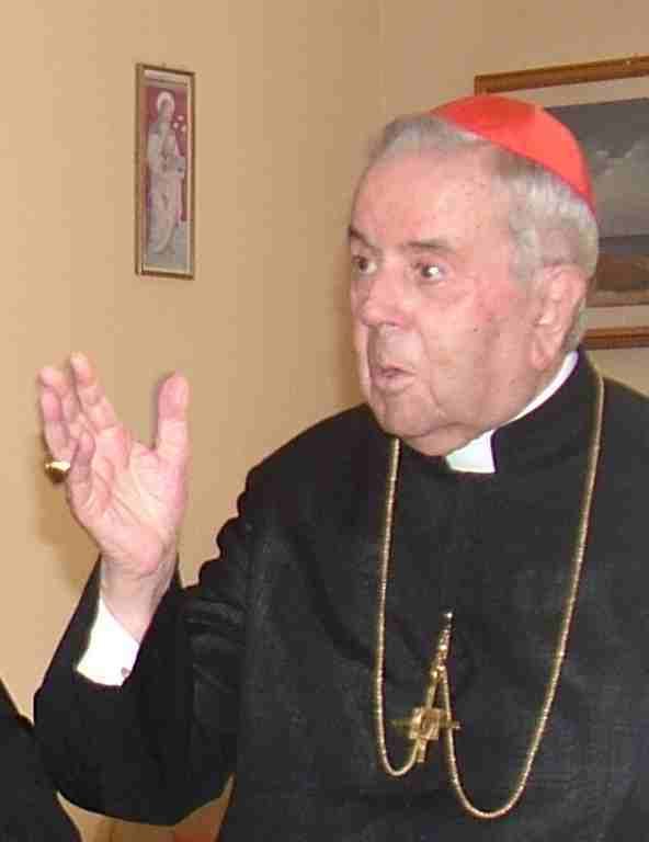 Fiorenzo Angelini A Chianciano Terme il Cardinale Fiorenzo Angelini in