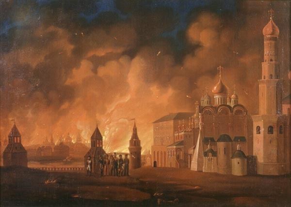 Fire of Moscow (1812) FileFire of Moscow 1812jpg Wikimedia Commons