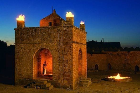 Fire temple Fire Temple of Baku Bakixanov Azerbaijan Atlas Obscura
