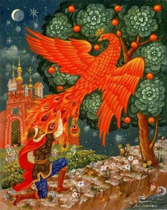 Firebird (Slavic folklore) 1000 images about Russian art on Pinterest Snow queen Kitsch and