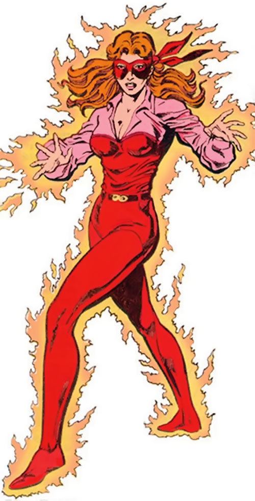 Firebrand (DC Comics) Firebrand II AllStar Squadron DC Comics Danette Reilly