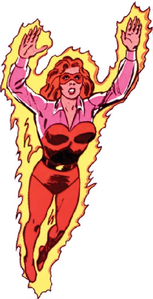 Firebrand (DC Comics) Firebrand II AllStar Squadron DC Comics Danette Reilly