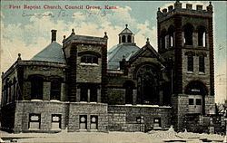 First Baptist Church of Council Grove httpsuploadwikimediaorgwikipediacommonsthu