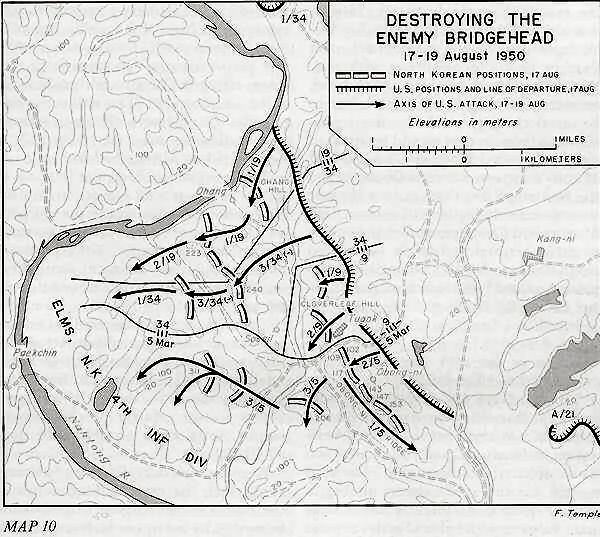 First Battle of Naktong Bulge CHAPTER XVII The First Battle of the Naktong Bulge South to the
