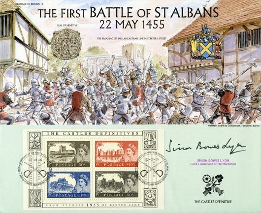 First Battle of St Albans battle of st albans 1455 ENGLAND BATTLES ON BRITISH SOIL THROUGH