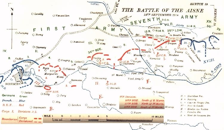 First Battle of the Aisne CHAPTER XX THE BATTLE OF THE AISNE Continued 14 SEPTEMBER